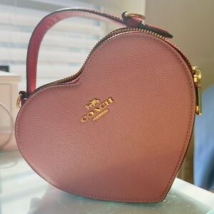 Coach Heart-Shaped Mini Bag in Pink